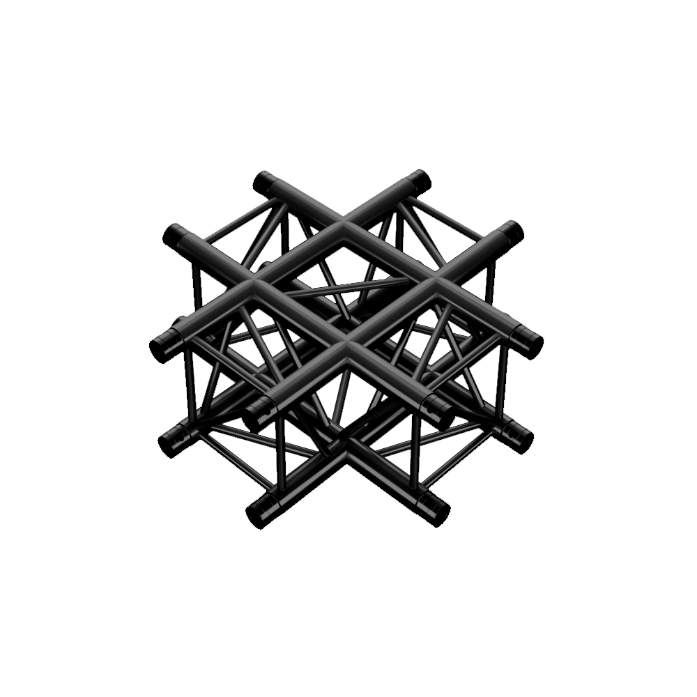 DuraTruss DT 34/3-C41-X XL Black – firkanttruss i DT 34/3 Black-serien